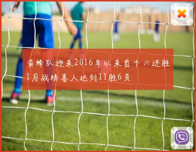 黄蜂队迎来2016年以来首个六连胜1月战绩喜人达到11胜6负